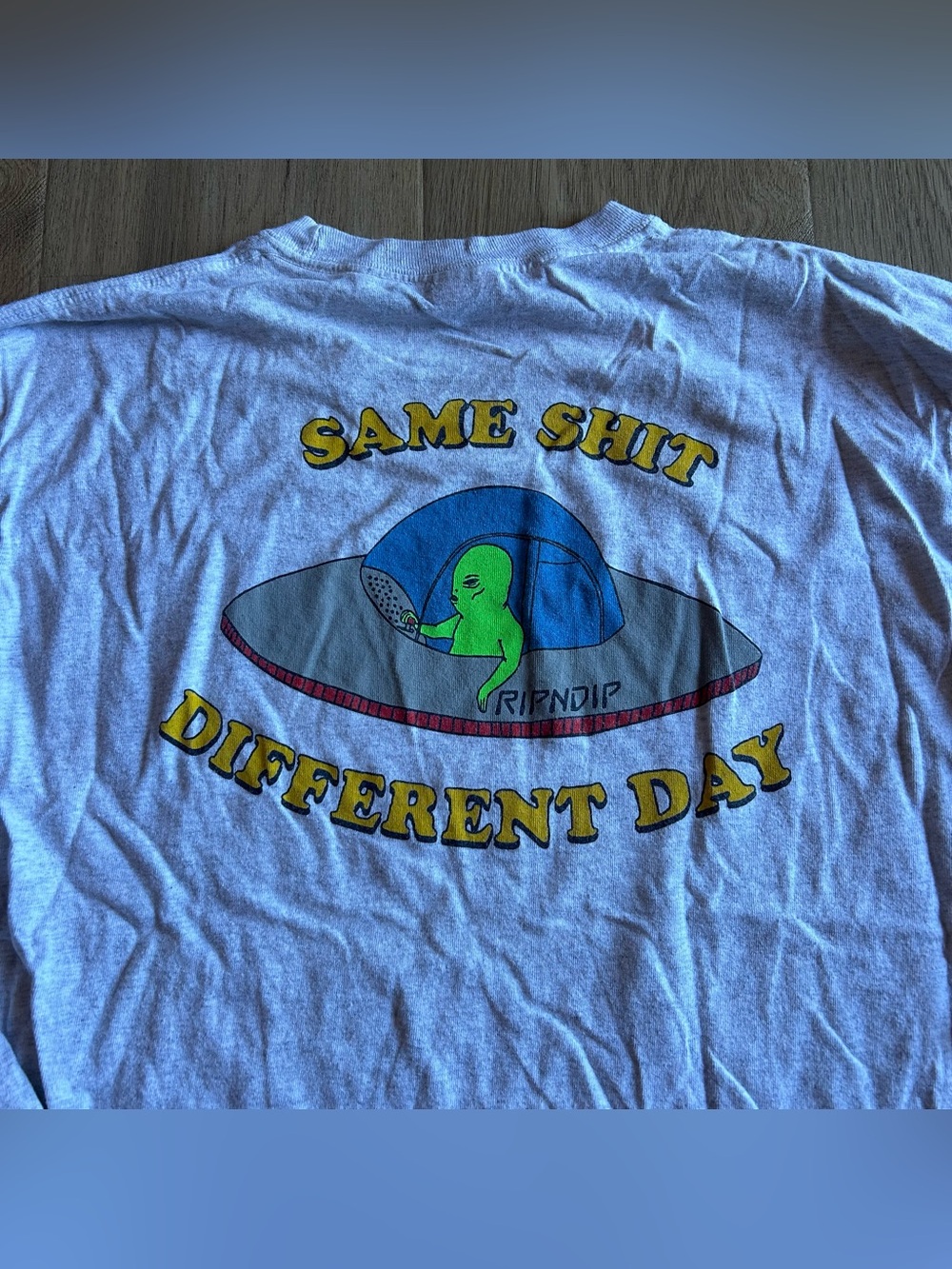 Men’s RIPNDIP Alien Long Sleeve Shirt - Picture 2 of 4